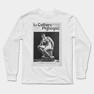 LA CULTURE PHYSIQUE - Vintage Physique Muscle Male Model Magazine Cover Long Sleeve T-Shirt